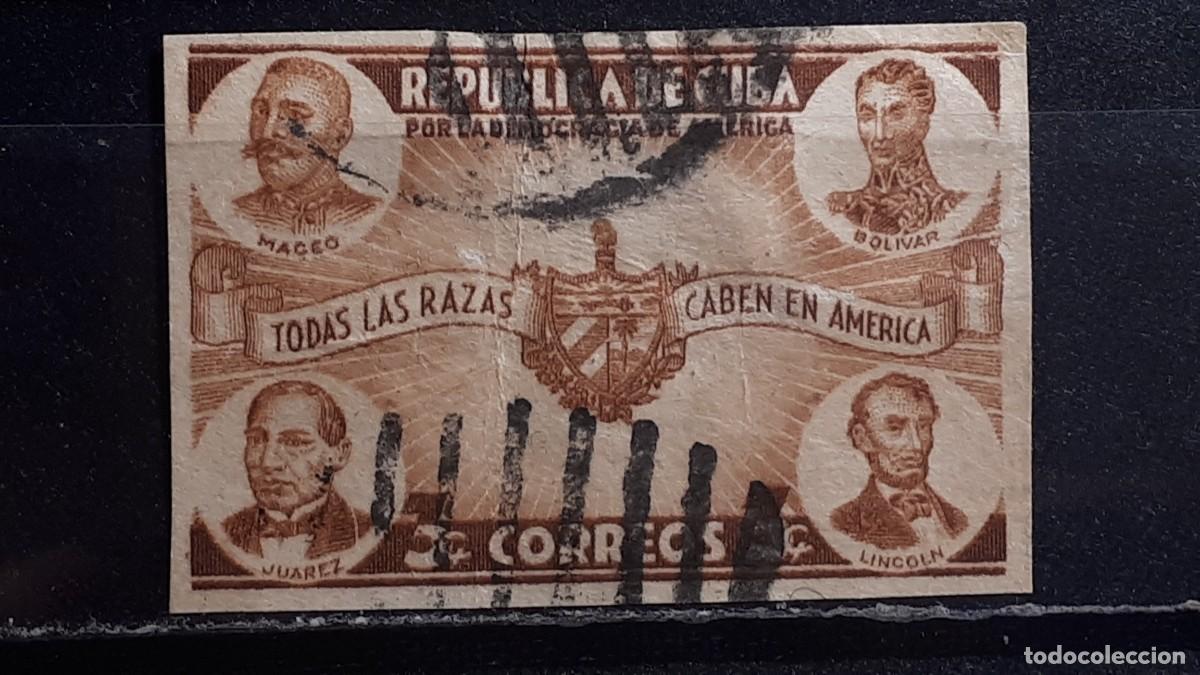 Sellos: CUBA. A&Ntilde;O 1942-3. &deg;. Yvert 270 S.D.