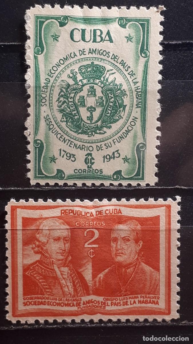 Sellos: CUBA. A&Ntilde;O 1943. *. Yvert 285/6