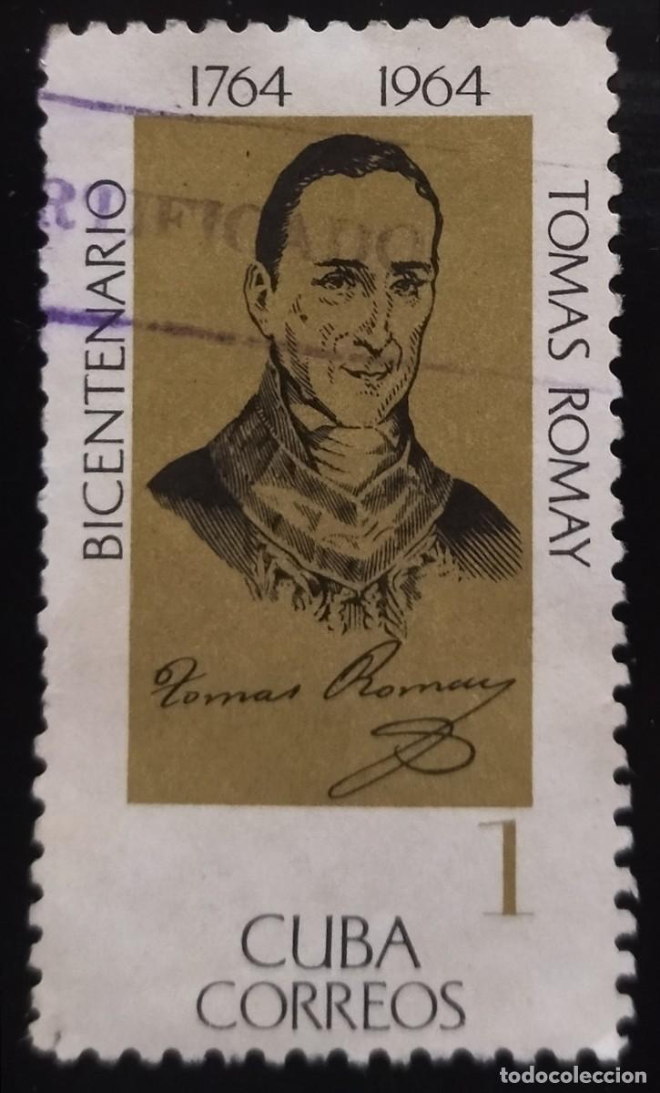 Sellos: CUBA 1964 Bicentenario del nacimiento del cient&iacute;fico Doctor Tomas Roma. USADO