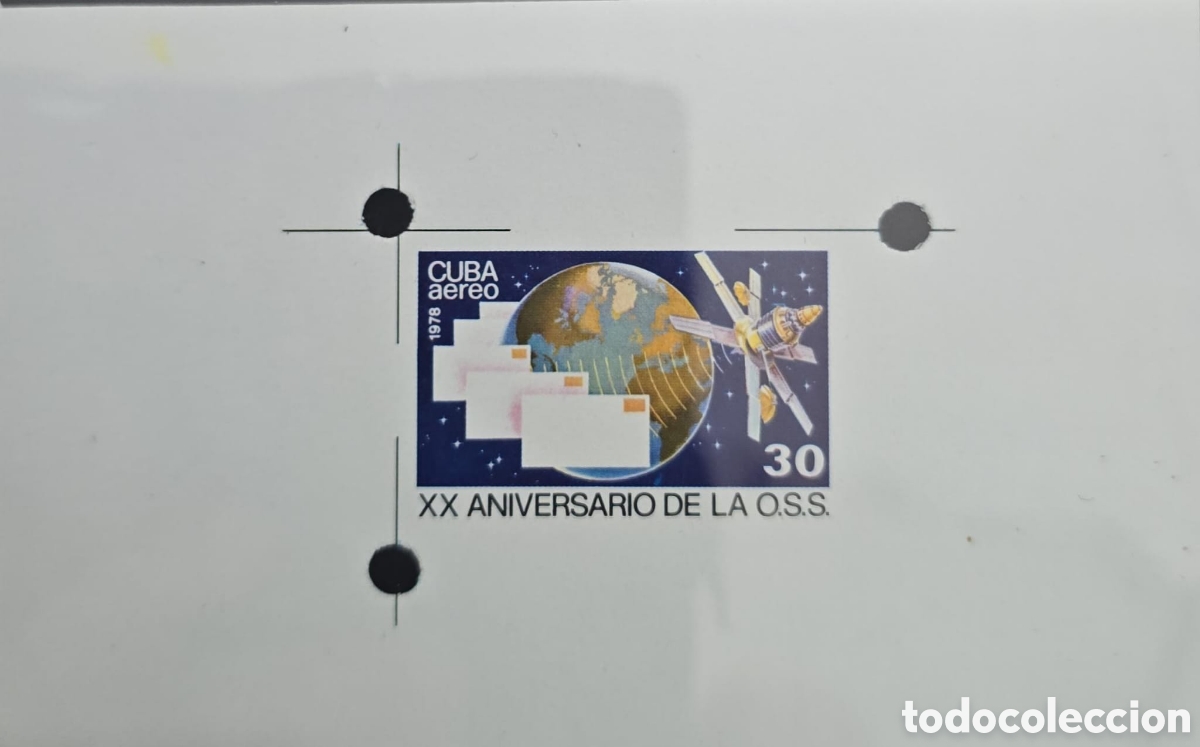 Sellos: Cy) Cuban .1978 .Satellite Communications 20th Anniversary O.S.S.