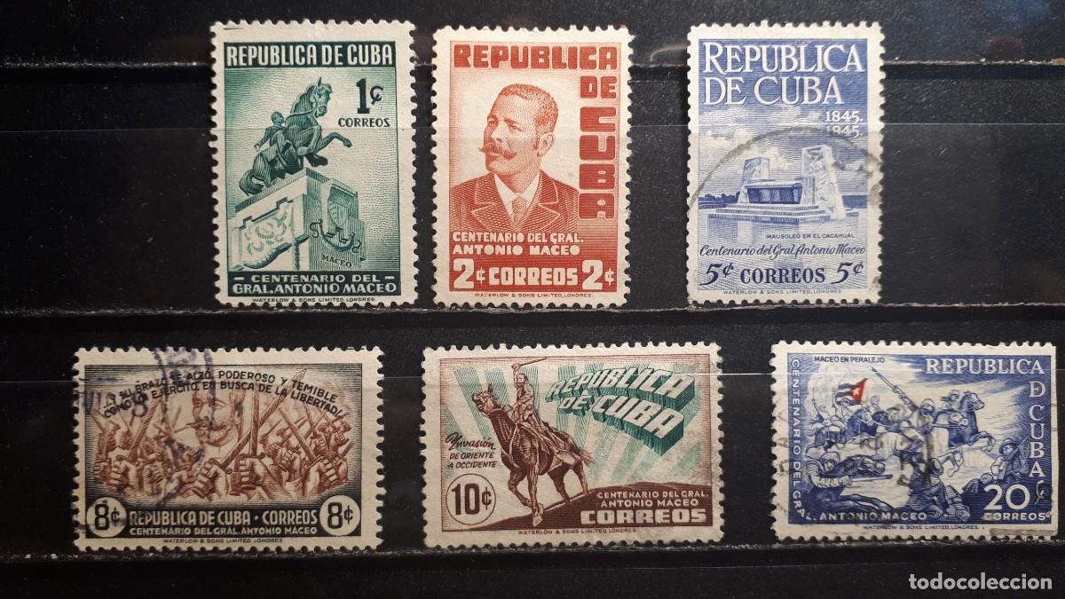 Sellos: CUBA. A&Ntilde;O 1948. */&deg;. YVERT 304/10. Falta 311