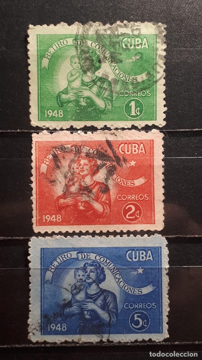 Sellos: CUBA. A&Ntilde;O 1948. &deg;. YVERT 313A/C