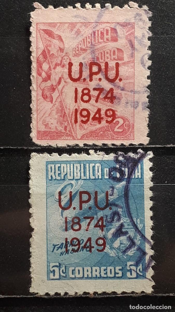 Sellos: CUBA. A&Ntilde;O 1950. &deg;. YVERT 332, 334