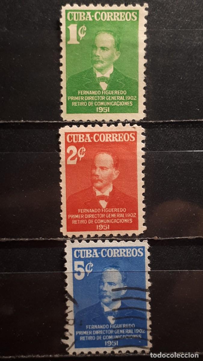 Sellos: CUBA. A&Ntilde;O 1951. */ &deg;. YVERT 338/40