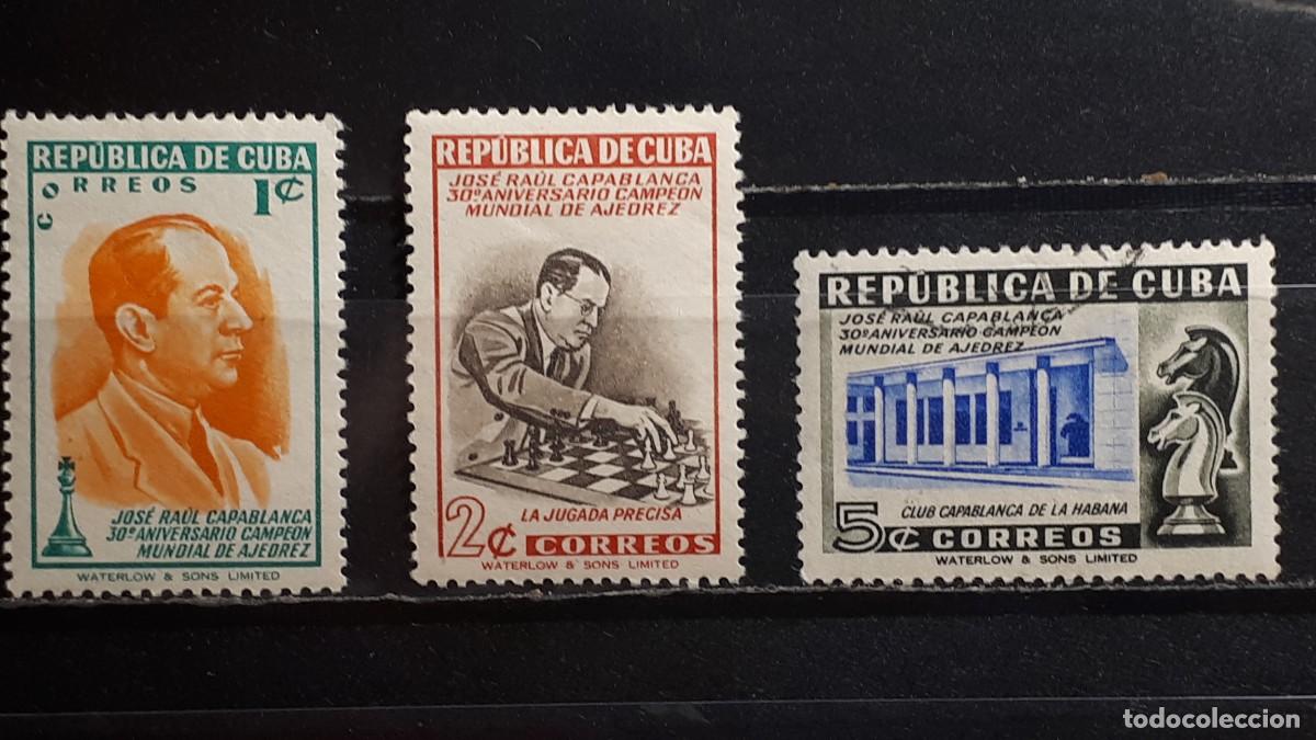Sellos: CUBA. A&Ntilde;O 1951. */&deg;. YVERT 347/9.