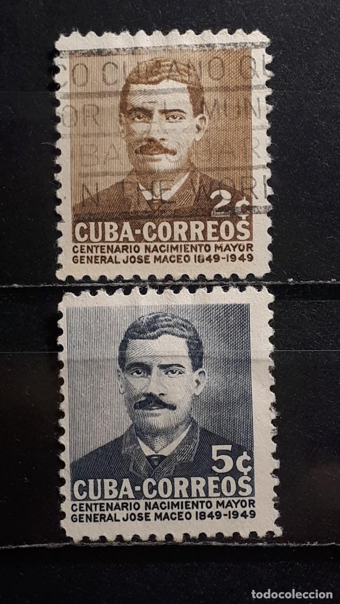 Sellos: CUBA. A&Ntilde;O 1952. &deg;(*)/*. YVERT 354/5