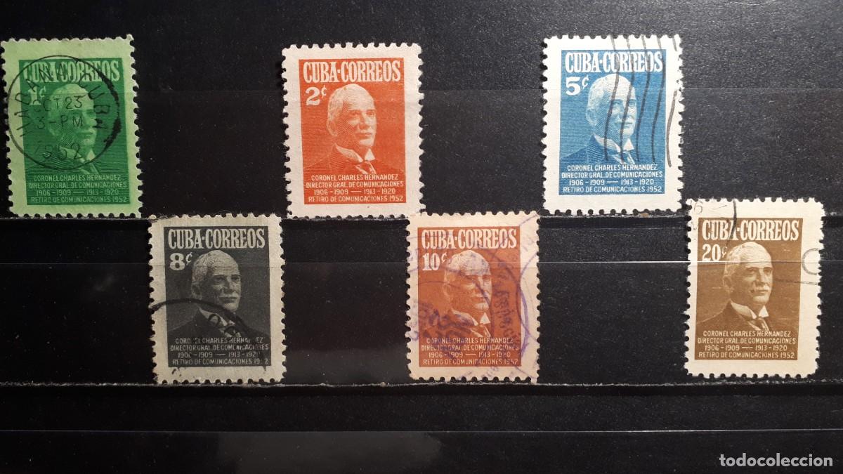 Sellos: CUBA. A&Ntilde;O 1952. &deg;. YVERT 367/72