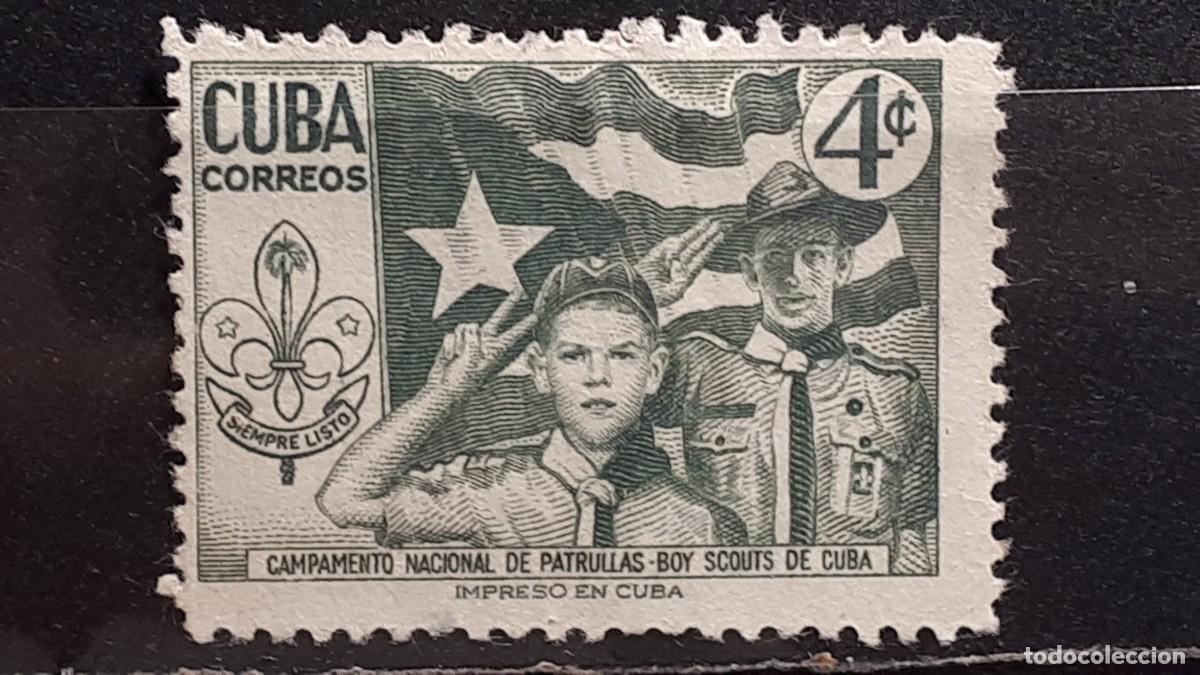 Sellos: CUBA. A&Ntilde;O 1954. (*)/*. YVERT 415