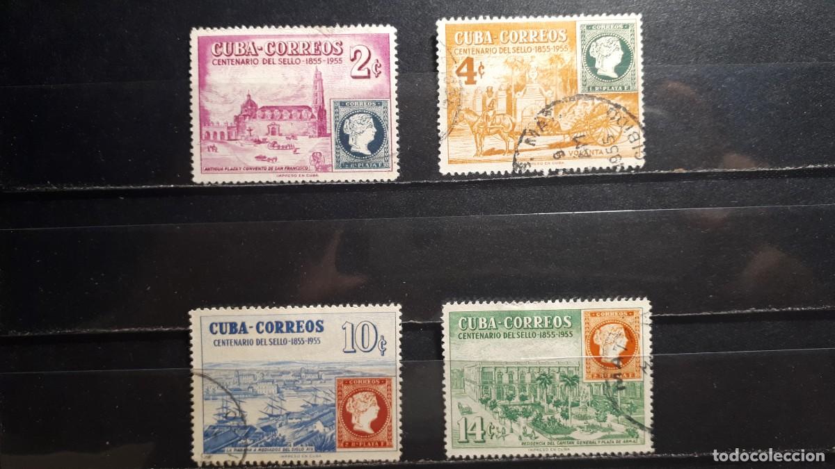 Sellos: CUBA. A&Ntilde;O 1955. &deg;. YVERT 422/5