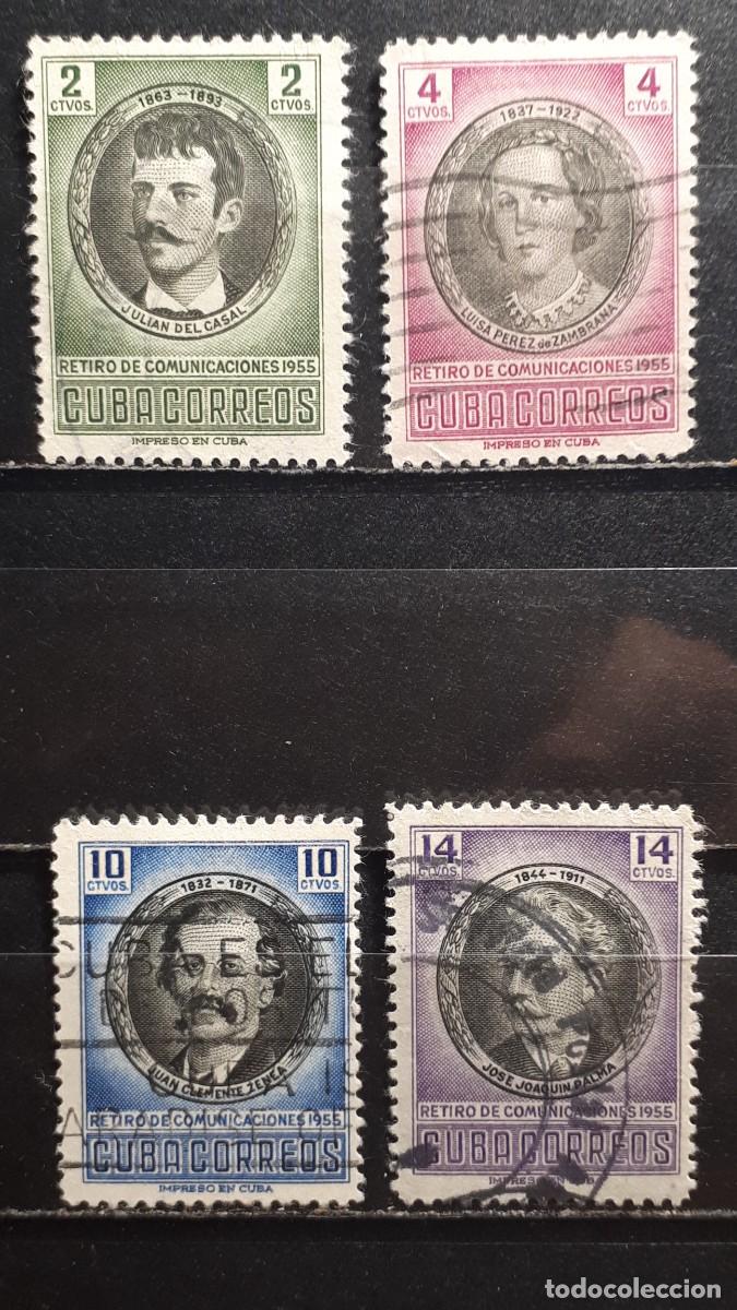 Sellos: CUBA. A&Ntilde;O 1956. &deg;. YVERT 436/9