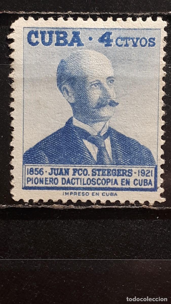Sellos: CUBA. A&Ntilde;O 1957. (*)/*. YVERT 454