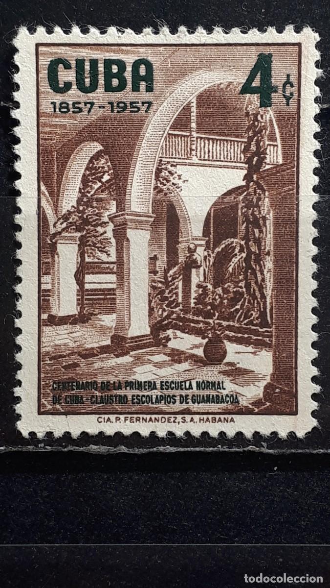 Sellos: CUBA. A&Ntilde;O 1957. (*)/*. YVERT 467