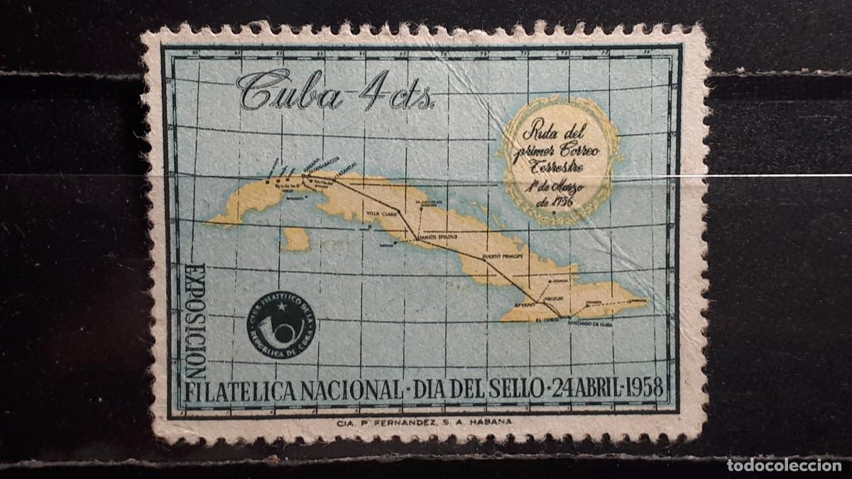 Sellos: CUBA. A&Ntilde;O 1958. (*)/*. YVERT 478