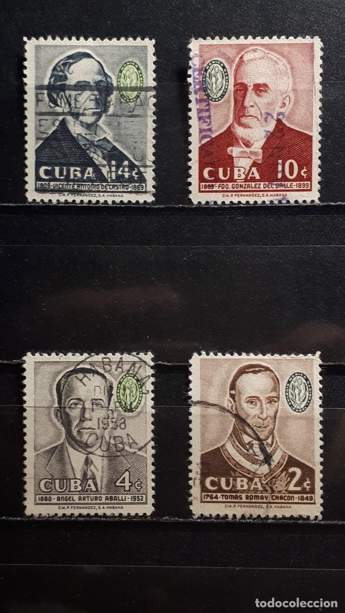 Sellos: CUBA. A&Ntilde;O 1958. &deg;. YVERT 484/7
