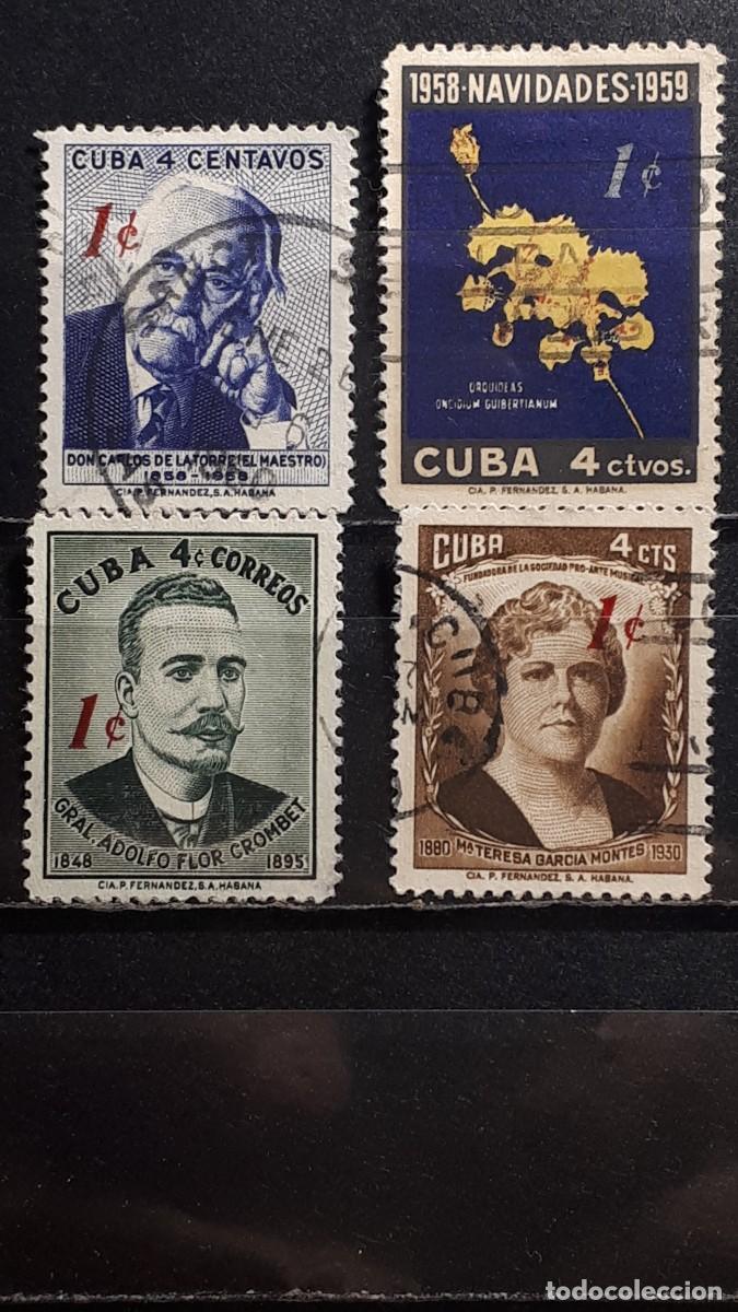 Sellos: CUBA. A&Ntilde;O 1959. &deg;. YVERT 514/7
