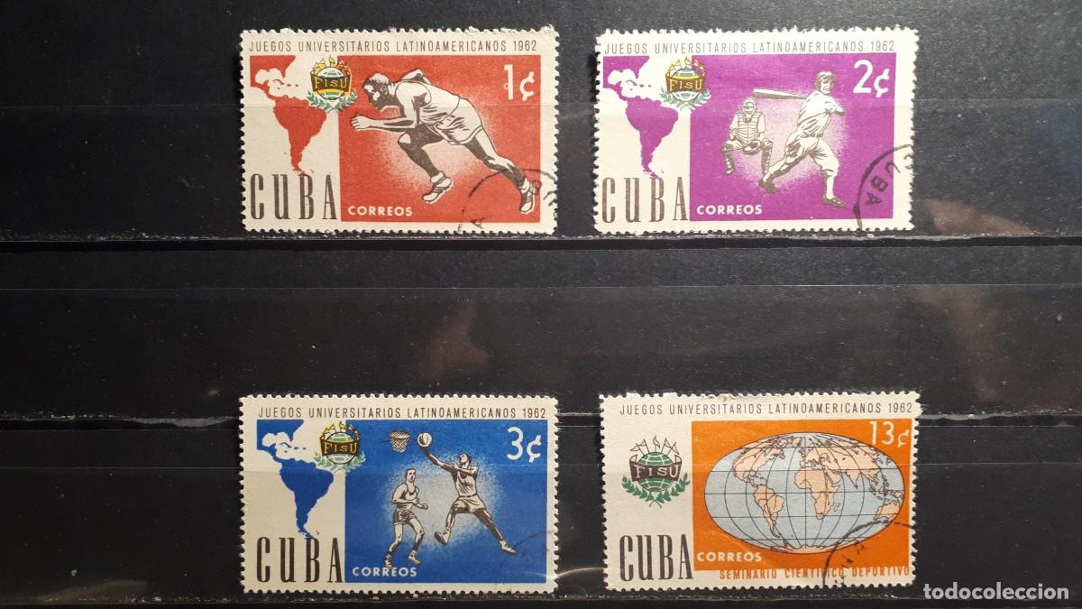 Sellos: CUBA. A&Ntilde;O 1962. &deg;. YVERT 635/8