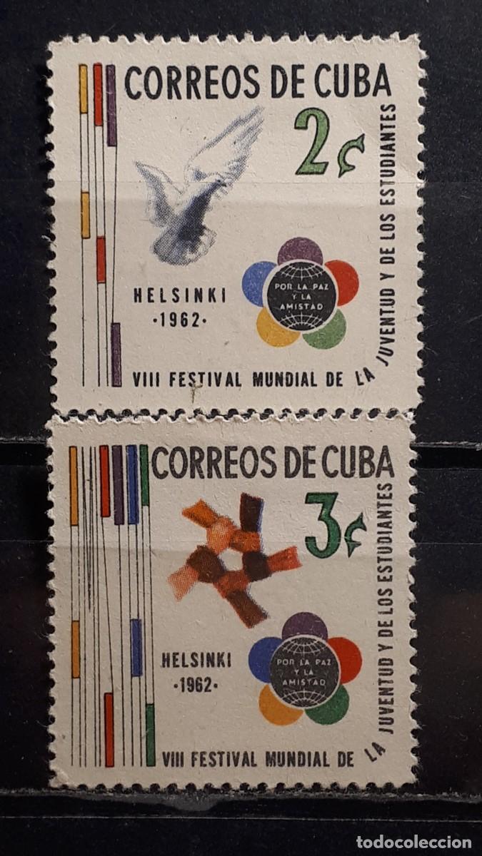 Sellos: CUBA. A&Ntilde;O 1962. *. YVERT 597/8