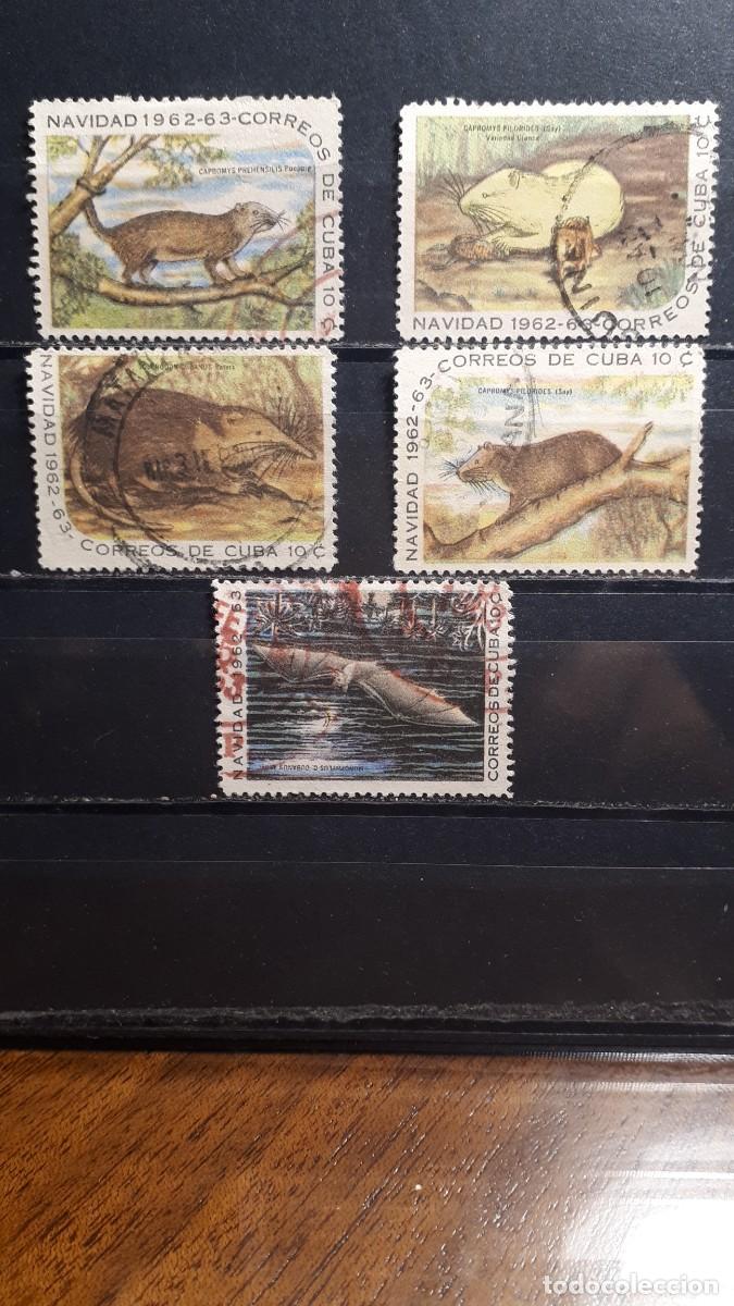 Sellos: CUBA. A&Ntilde;O 1962. &deg;. YVERT 652/6