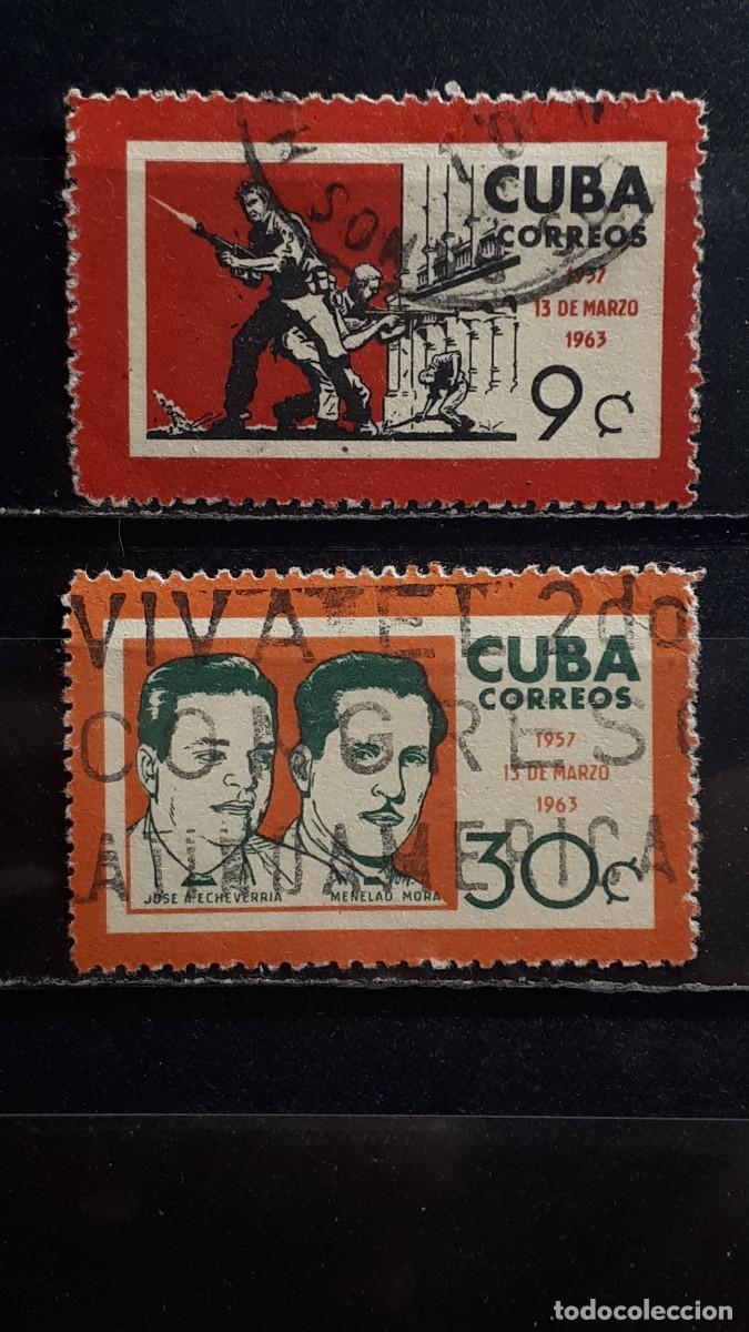 Sellos: CUBA. A&Ntilde;O 1963. &deg;. YVERT 660, 662