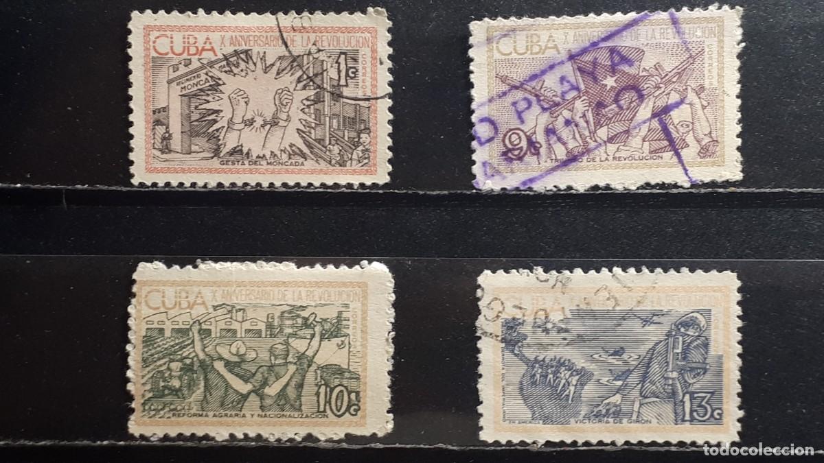 Sellos: CUBA. A&Ntilde;O 1963. &deg;. YVERT 674, 678/80