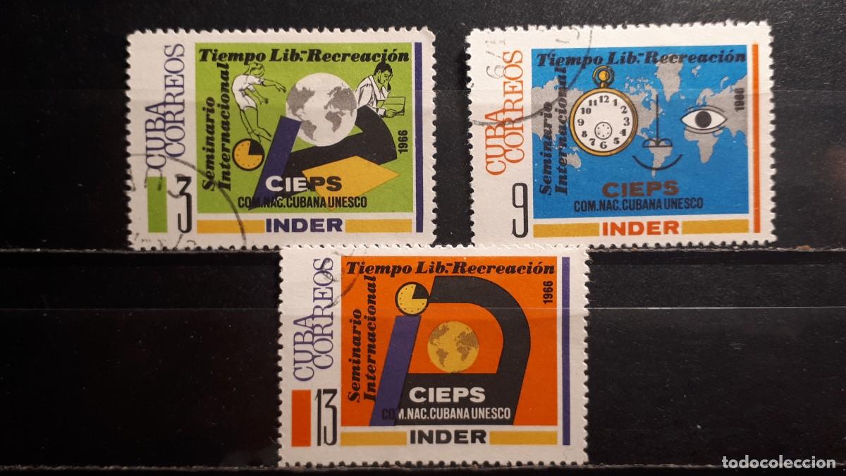 Sellos: CUBA. A&Ntilde;O 1966. &deg;. YVERT 1057/9
