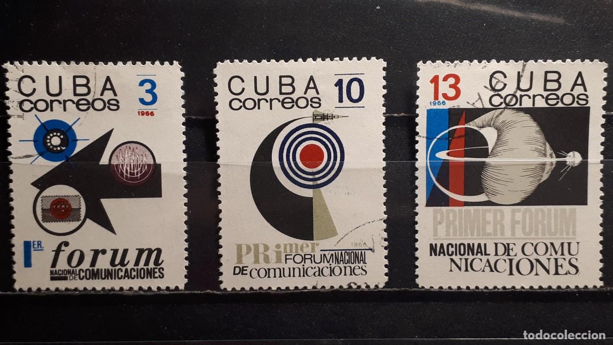 Sellos: CUBA. A&Ntilde;O 1966. &deg;. YVERT 1075/7