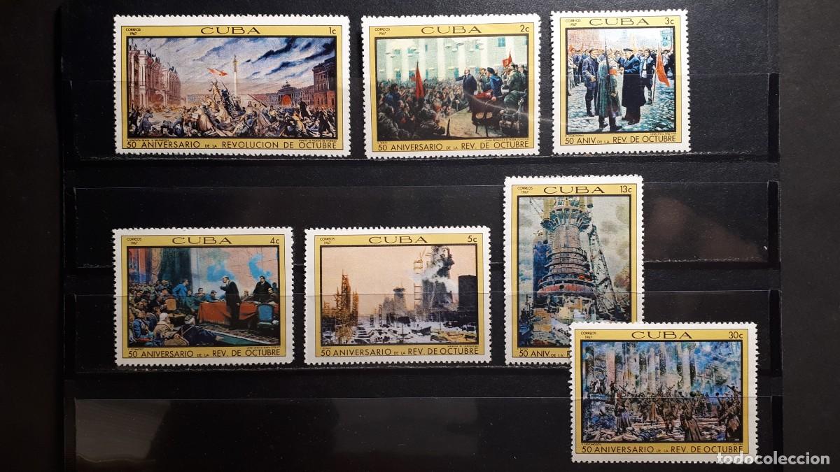 Sellos: CUBA. A&Ntilde;O 1967. * YVERT 1173/9
