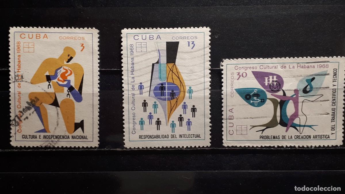 Sellos: CUBA. A&Ntilde;O 1968. &deg;. YVERT 1201, 1204/5