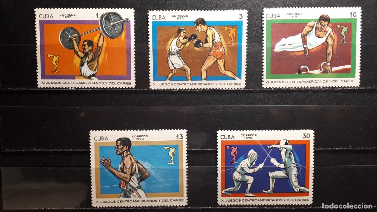 Sellos: CUBA. A&Ntilde;O 1970. *. YVERT 1372/6