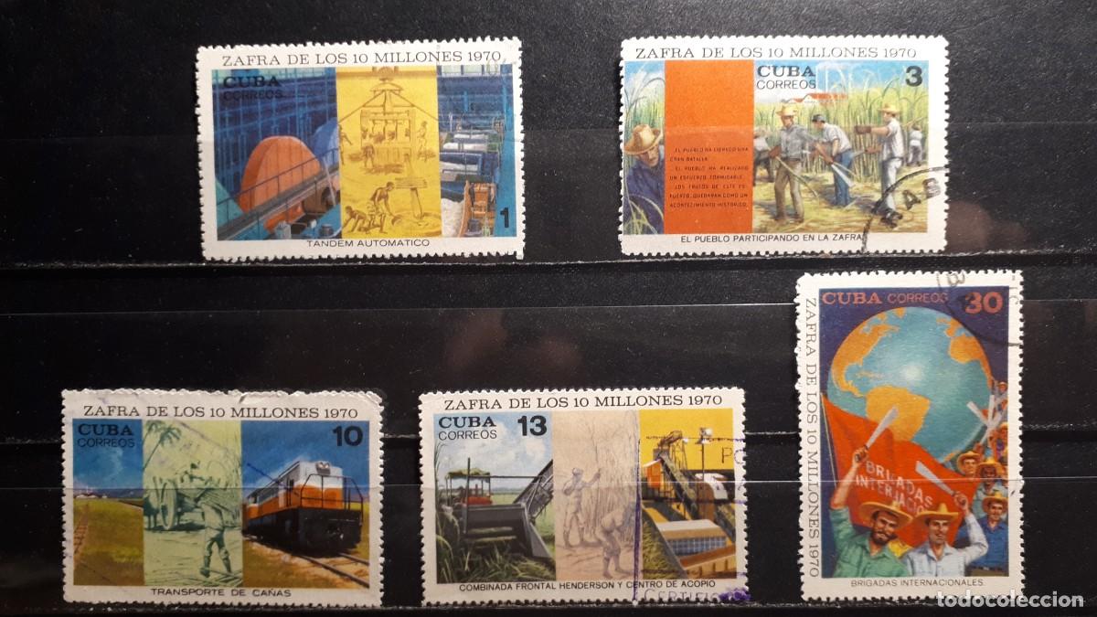 Sellos: CUBA. A&Ntilde;O 1970. &deg;. YVERT 1426/32. Falta 1427, 1432