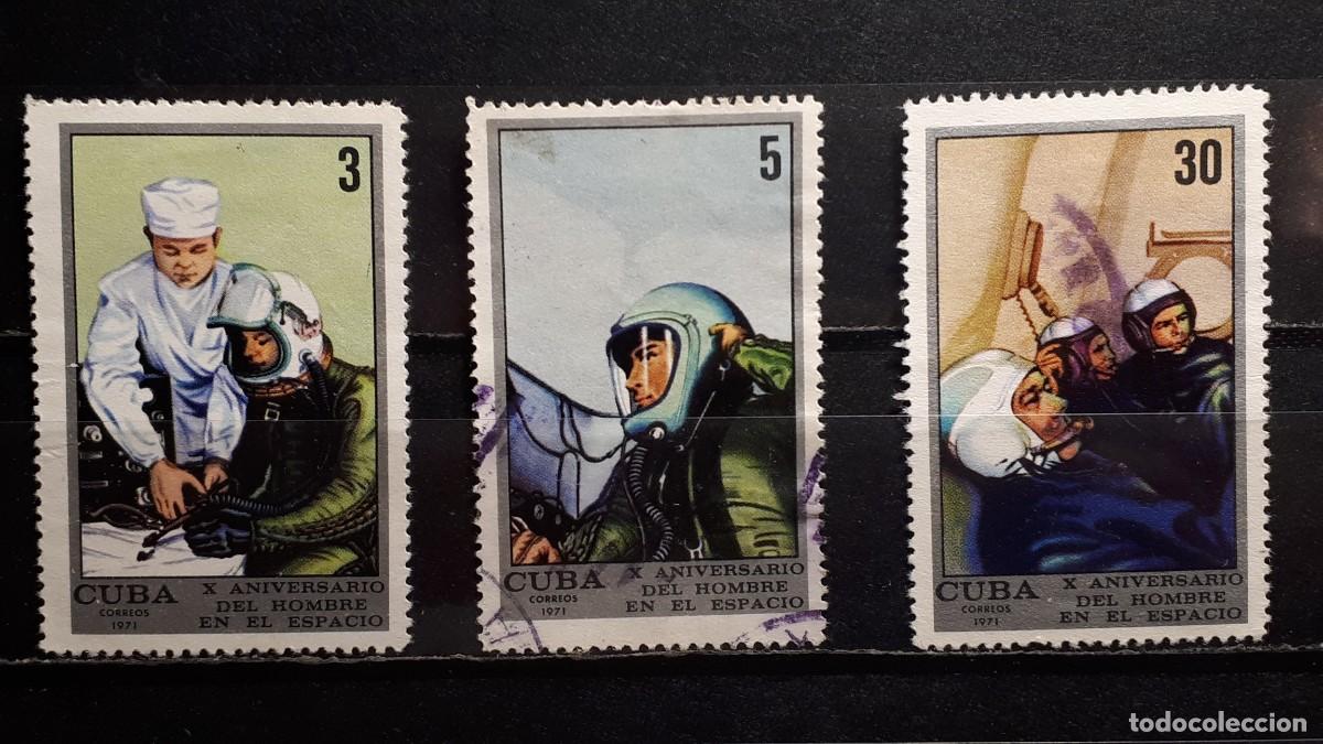 Sellos: CUBA. A&Ntilde;O 1971. &deg;. YVERT 1498, 1491, 1493