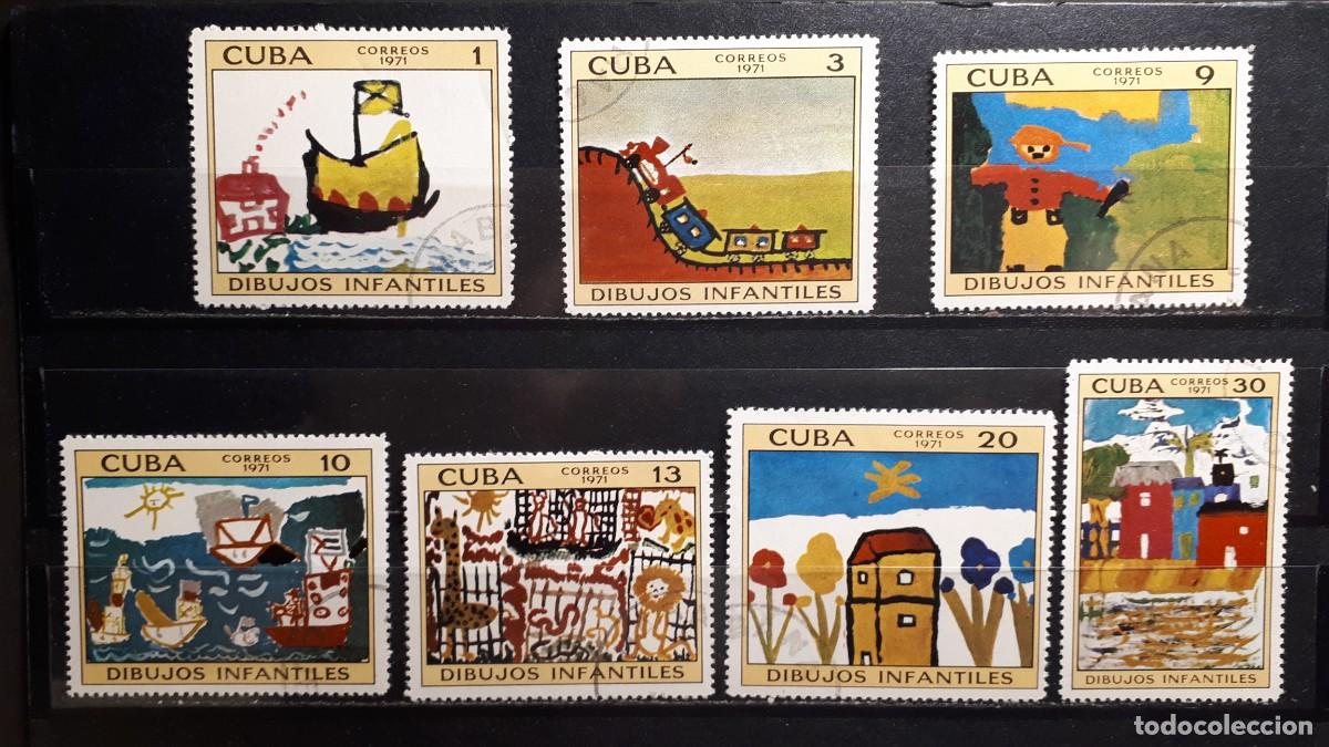 Sellos: CUBA. A&Ntilde;O 1971. &deg;. YVERT 1512/8