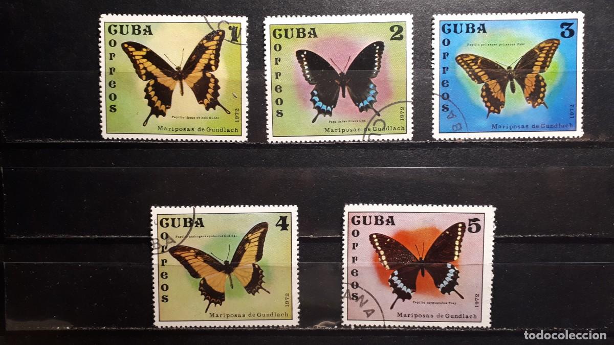 Sellos: CUBA. A&Ntilde;O 1972. &deg;. YVERT 1605/9, falta 1610/11
