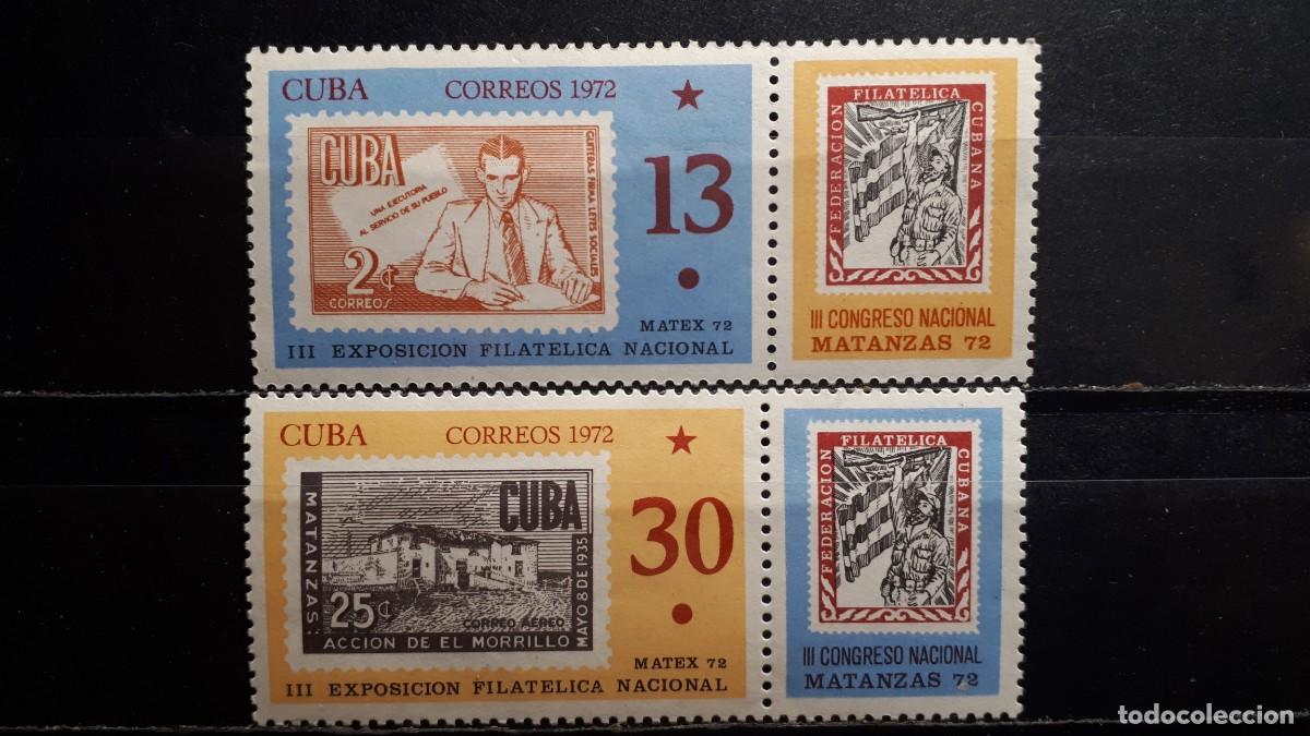 Sellos: CUBA. A&Ntilde;O 1972. *. YVERT 1621/2