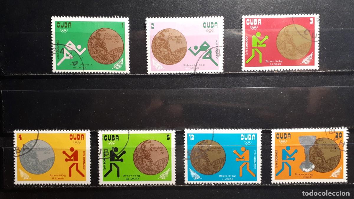 Sellos: CUBA. A&Ntilde;O 1973. &deg;. YVERT 1641/7