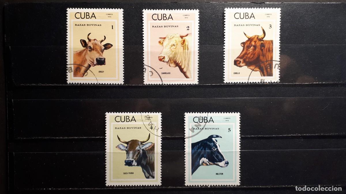 Sellos: CUBA. A&Ntilde;O 1973. &deg;. YVERT 1679/83, falta 1684, 1685