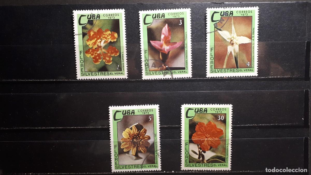 Sellos: CUBA. A&Ntilde;O 1973. &deg;. YVERT 1717/22, falta 1716, 1721