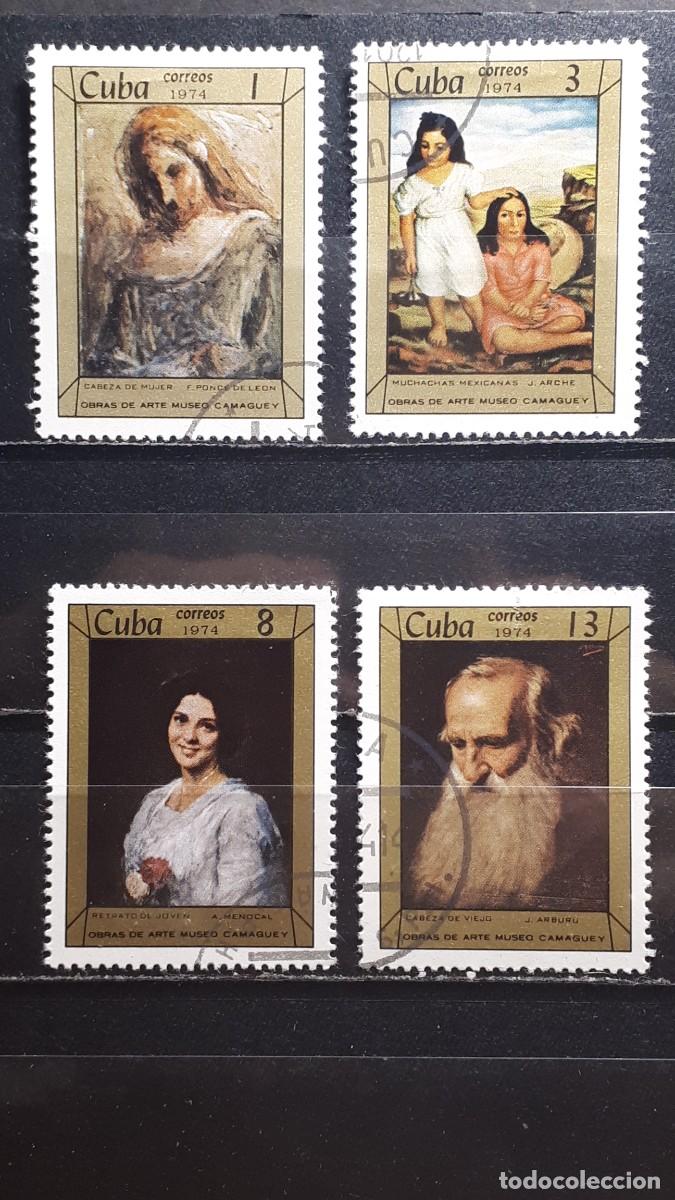 Sellos: CUBA. A&Ntilde;O 1974. &deg;. YVERT 1733/7, falta 1736