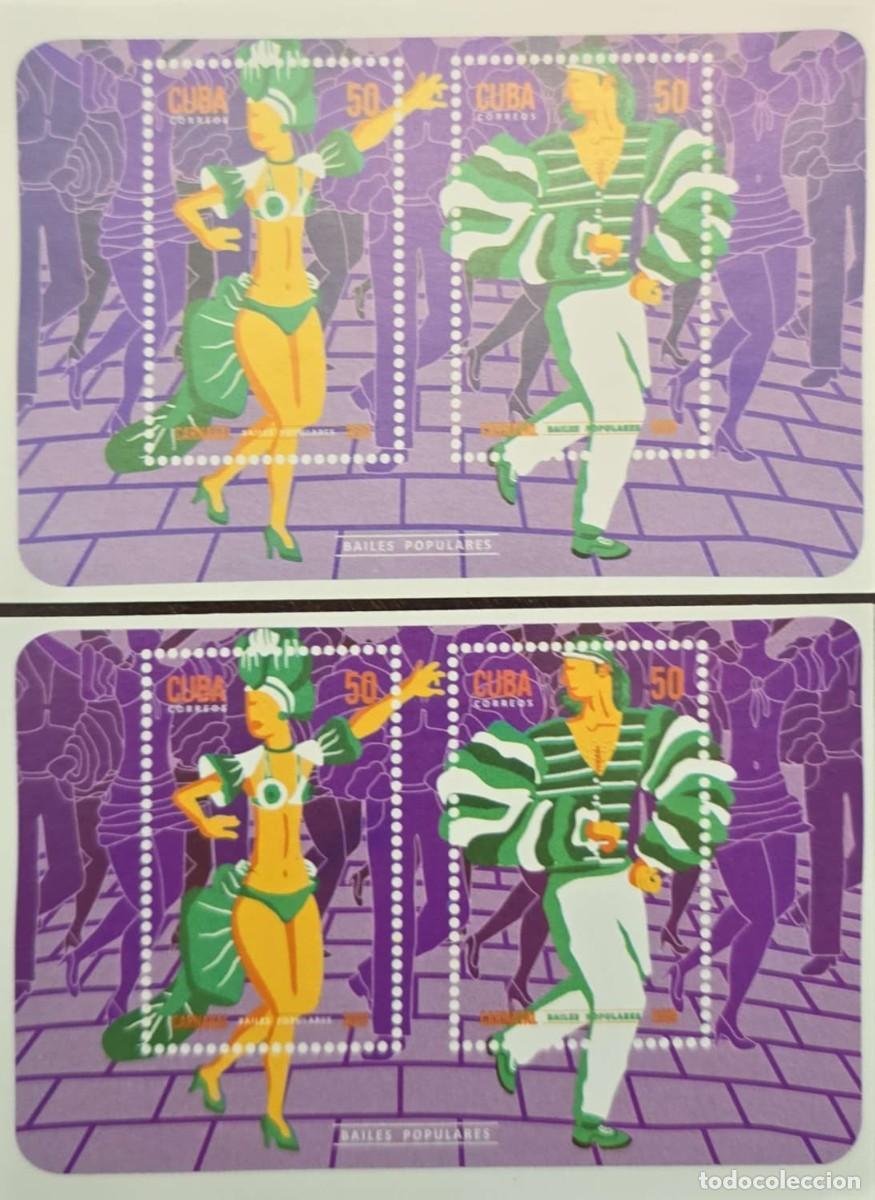 Sellos: O) 2010 CUBA, VARIETY OF COLORS, FLOK DANCES, CARNIVAL, TRADITIONAL COSTUMES, MNH