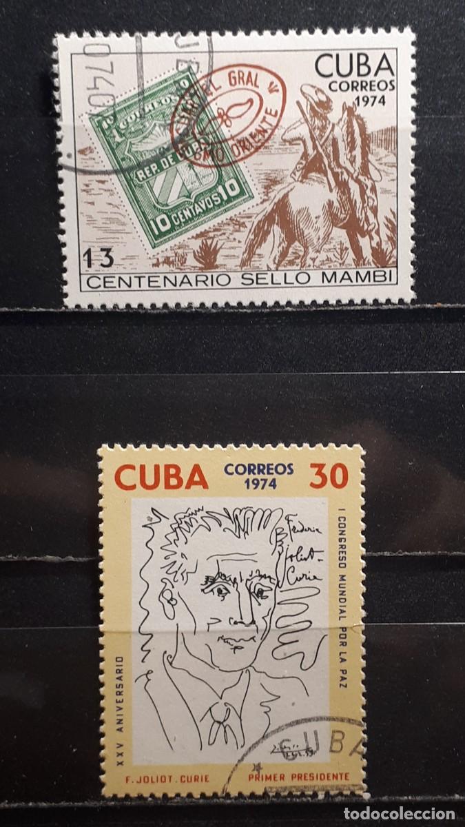 Sellos: CUBA. A&Ntilde;O 1974. &deg;. YVERT 1809, 1815