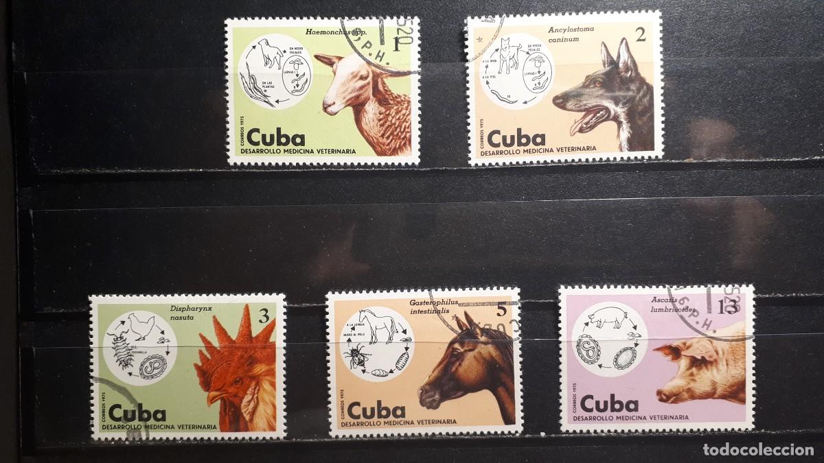 Sellos: CUBA. A&Ntilde;O 1975. &deg;. YVERT 1886/90, falta 1891