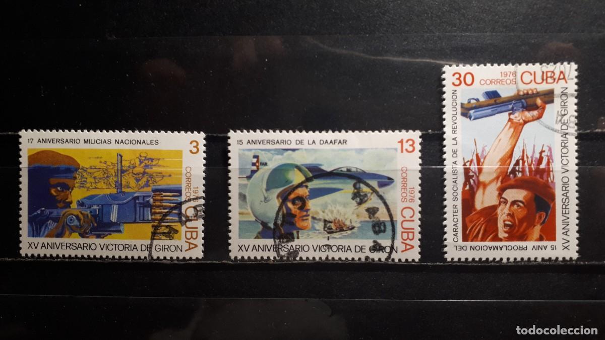 Sellos: CUBA. A&Ntilde;O 1976. &deg;. YVERT 1926/8