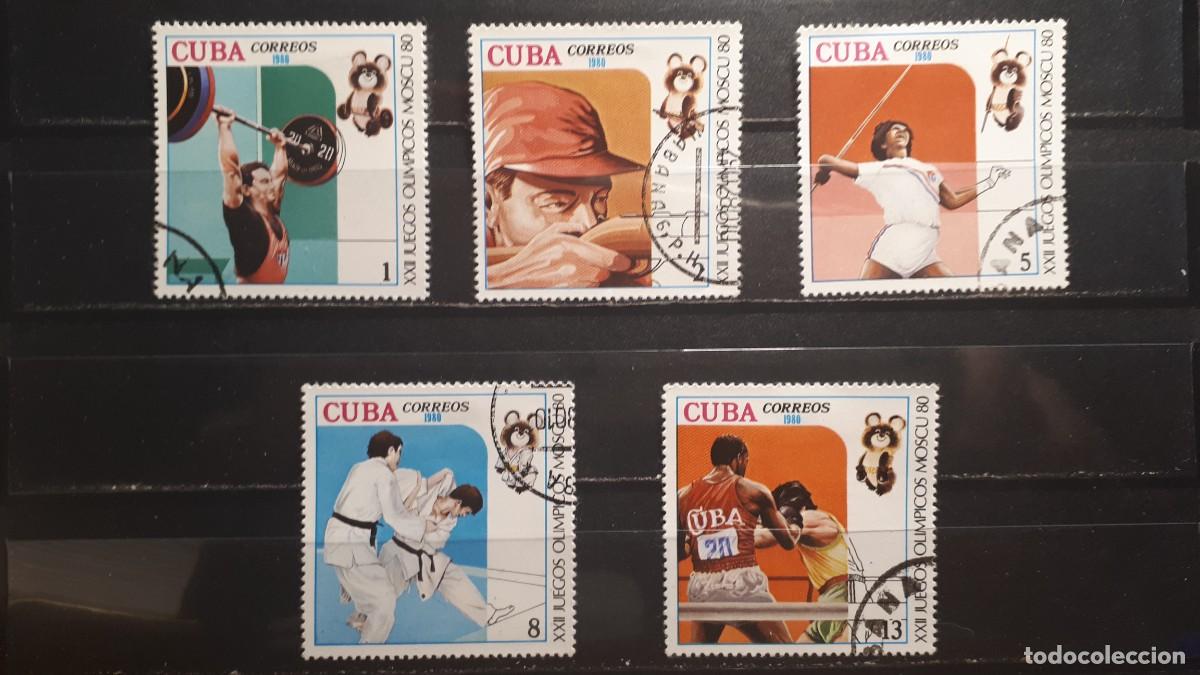 Sellos: CUBA. A&Ntilde;O 1980. &deg;. YVERT 2170/2, 2174, 2176.