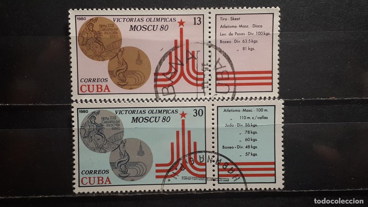 Sellos: CUBA. A&Ntilde;O 1980. &deg;. YVERT 2225/6, falta 2227