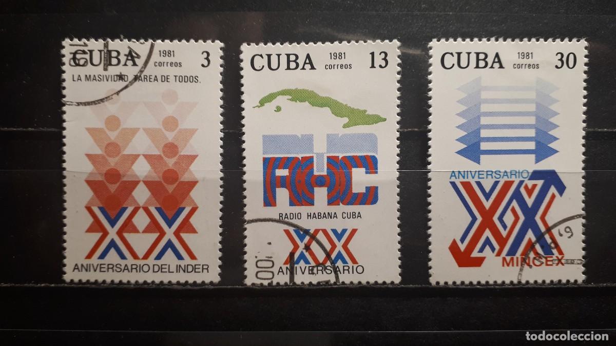 Sellos: CUBA. A&Ntilde;O 1981. &deg;. YVERT 2283/5