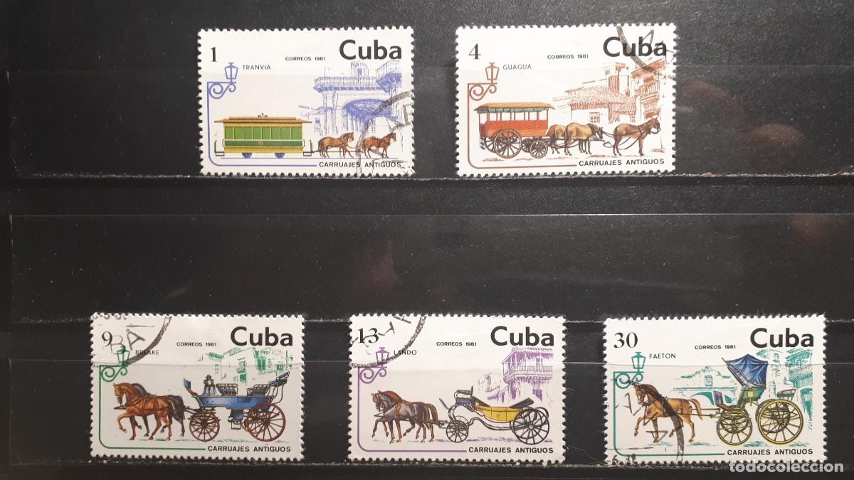 Sellos: CUBA. A&Ntilde;O 1981. &deg;. YVERT 2275/9, falta 2280