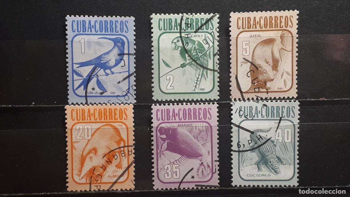 Sellos: CUBA. A&Ntilde;O 1981. &deg;. YVERT 2316/21