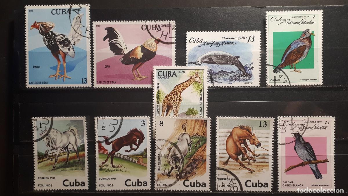 Sellos: CUBA. &deg;. Lote a catalogar