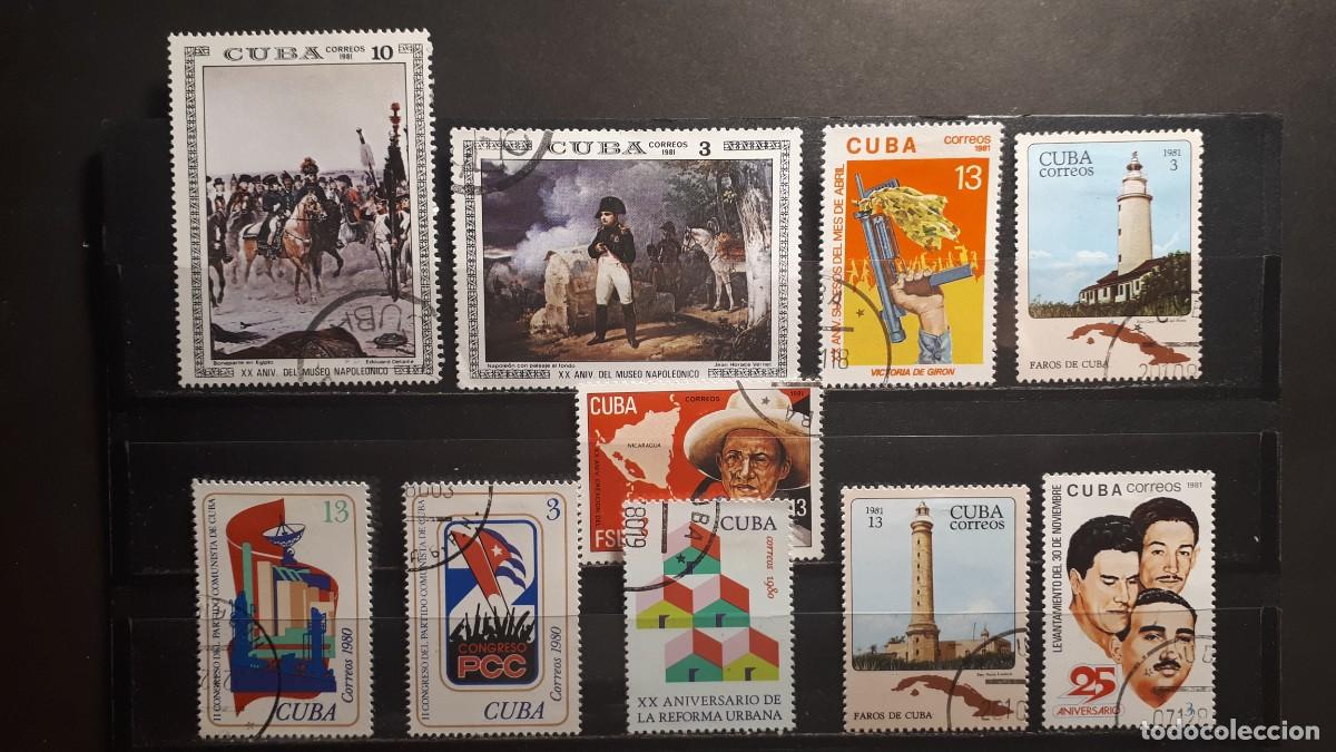 Sellos: CUBA. &deg;. Lote a catalogar
