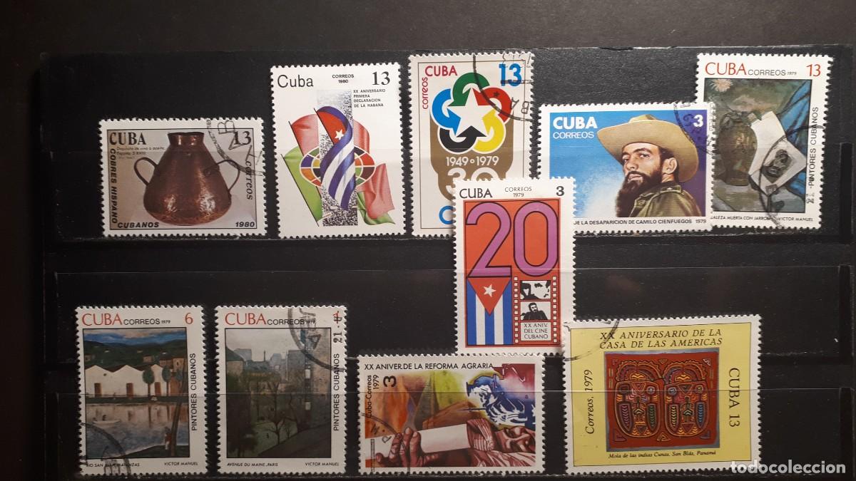 Sellos: CUBA. &deg;. Lote a catalogar